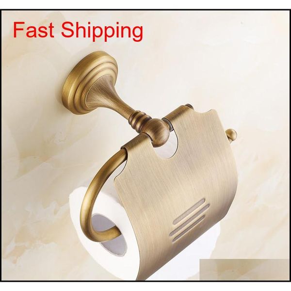 

european full copper toilet paper holder classic retro roll paper holder antique brass bat qylxhc bde_luck