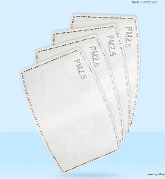 

dustproof original pads pm 2.5 5 layer mascarillas core pm2.5 face with activate carbon filter replacement mask only pad