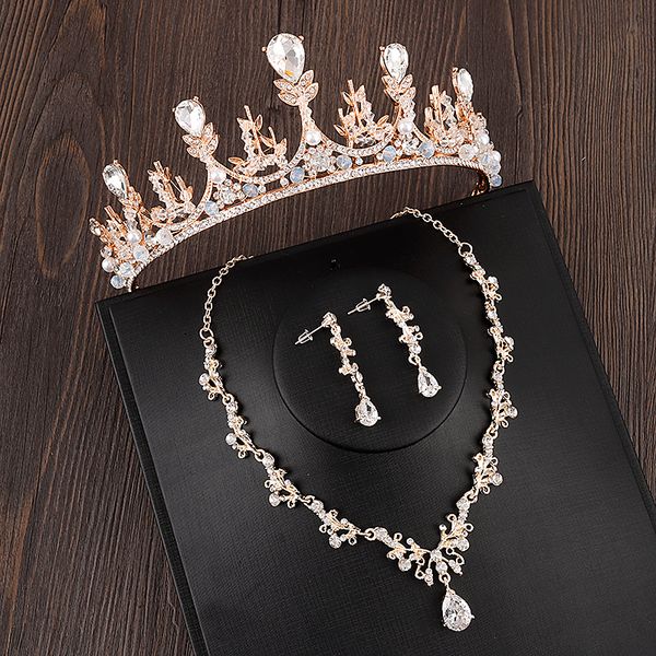 

2020 new crown headdress brides get married, super immortal korean version, 18-year-old girl presents her friend, Silver
