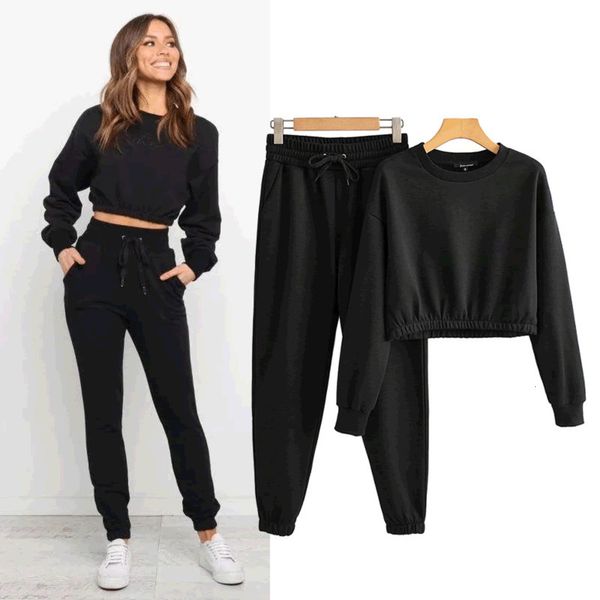

leisure sweater net sports red fashion loose thin elastic pants two piece suit, Gray