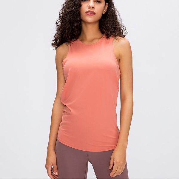 

new beauty back women yoga shirts loose breathable gym clothes running vest workout fitness sportswear sports shirt1, White;red