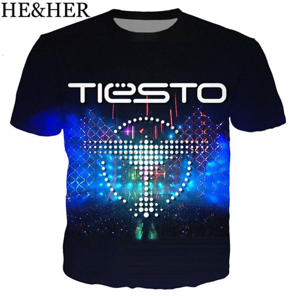 

new tiesto dj music 3d print shirts aesthetic comics oversized men clothing