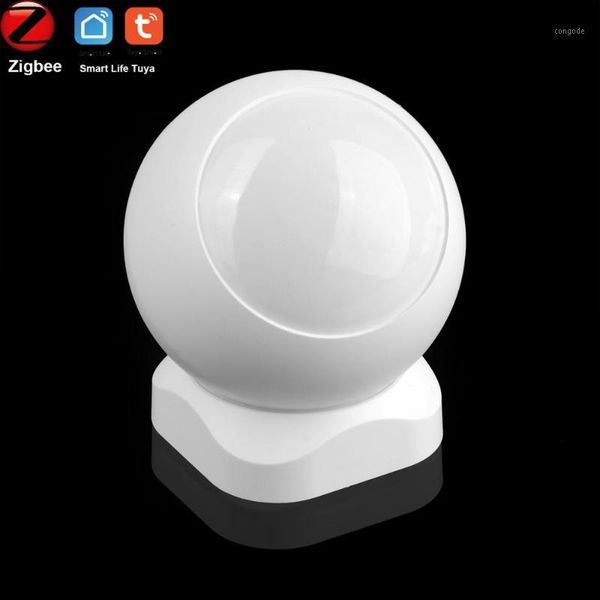 

smart home sensor tuya zigbee motion passive infrared pir detector security intruder alarm with cr123a battery1