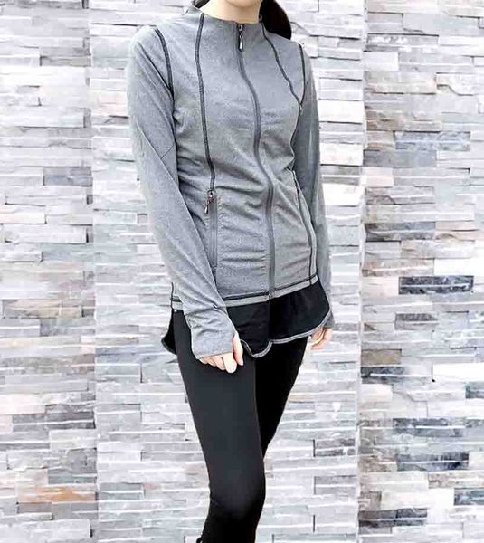 

womens tracksuits fashion two piece yoga set women slim active suits women sports and leisure suit 3 colors size s-2xl, Gray