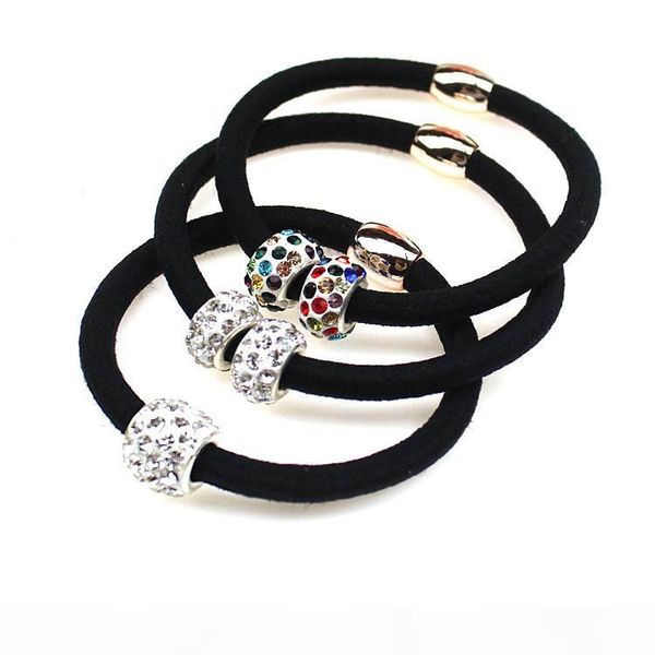 

colorful round beads hair accessories women headband,elastic bands for hair girls,hair band hair ornaments for kids, Silver