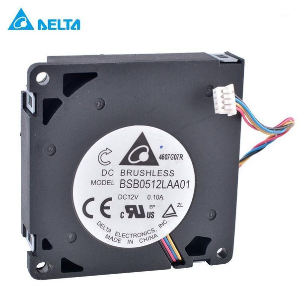 

fans & coolings bsb0512laa01 5cm 50mm fan 50x50x10mm dc12v 0.10a 4 lines pwm very thin side blower turbo cooling for cpu1