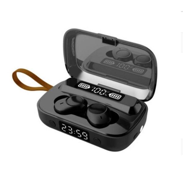 

a13 wireless earphone bluetooth headphones tws 5.1 led display headsets stereo sport earbuds with retail box
