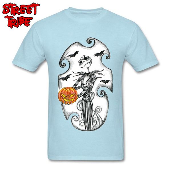 

bats print light blue cartoon tees nightmare halloween pumpkin christmas no fade clothes sport hooded sweatshirt hoodie t shirt