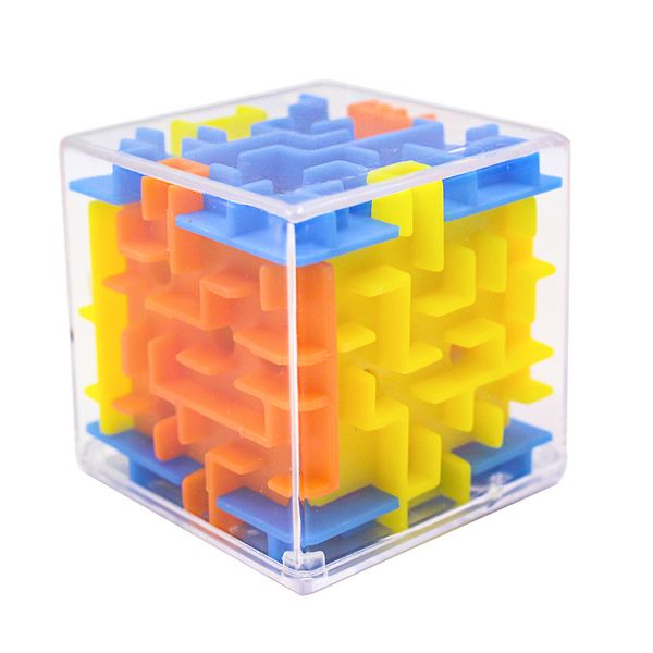 

children's educational early education toy transparent 3d ball shaped three dimensional maze marble intellectual decompression cubes