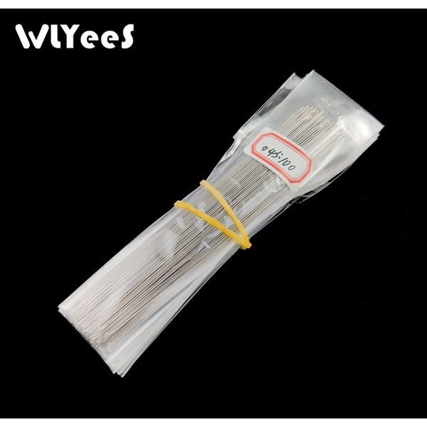 

wlyees 30шт нержавеющей стали инструмент бисероплетение иглы для нарезания резьбы струнный шнура инструмент крючком ювелирном приборостроени