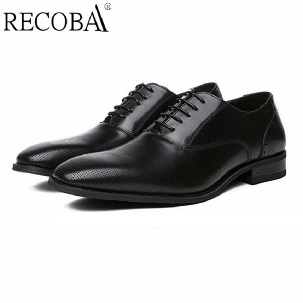 

fashion new 2020 sale high-end design men's dress shoes business casual leather men's wedding shoes wholesale and retail, Black