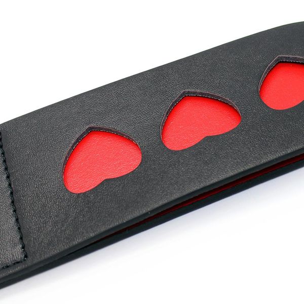 

on sm heart game beat spanking pu toy slap slave lash 45cm flog paddle clap flap leather cosplay pat whip for nucve xrccq