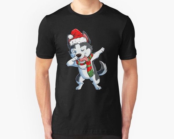 

new dabbing siberian husky santa christmas size cool casual pride men new fashion sport hooded sweatshirt hoodie t shirt