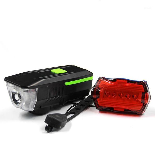 

portable lanterns xanes xl39 600lm 2 in 1 140db horn bike front light usb rechargeable 3 modes waterproof warning night led torch lantern1