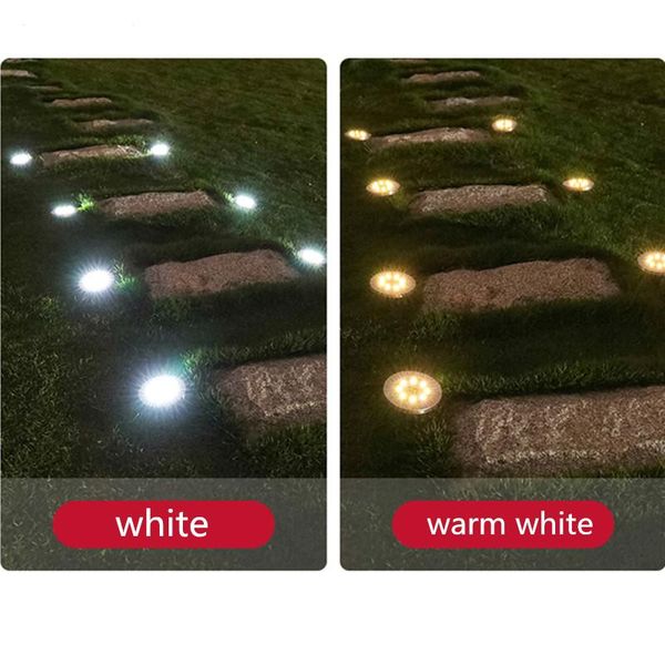 

4pcs solar powered ground light waterproof garden pathway deck lights with 4 8 12 16 led lamp for home yard driveway lawn road wmtgtf
