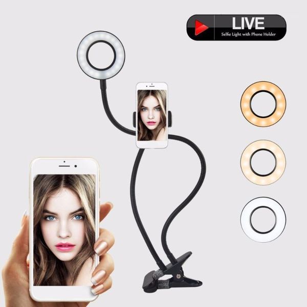 

p studio selfie led ring light with cell phone mobile holder for youtube live stream makeup,phone lamp for /android1