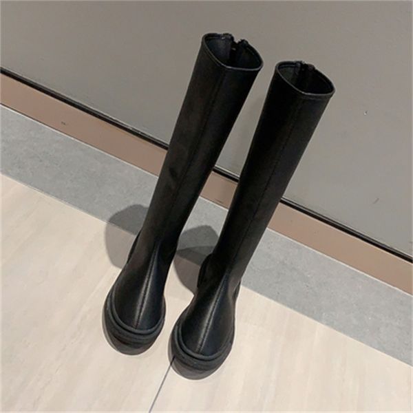 

black mujer fashion autumn women's knee-high boots 35-40 sw1e