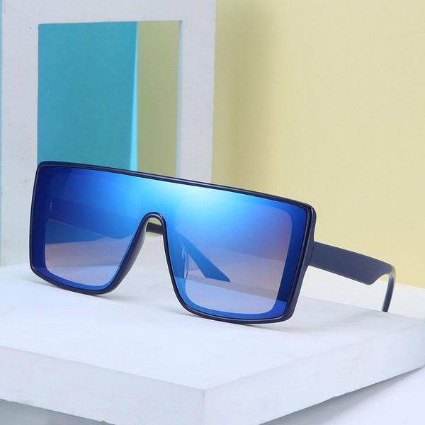 

sunglasses vintage oversize women onepiece square eyewear for men outdoor club uv400 frame shades oculos gafas 2121df, White;black