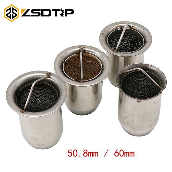 

zsdtrp motorcycle stainless steel catalyst exhaust db killer for 51mm/60mm motorcycle muffler1