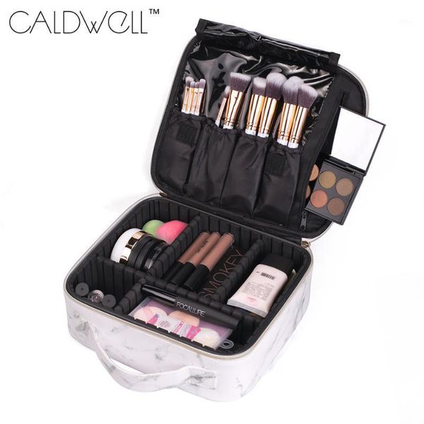 

cosmetic bags & cases partition storage case multi-function portable marble makeup bag tattoo manicure toolbox1