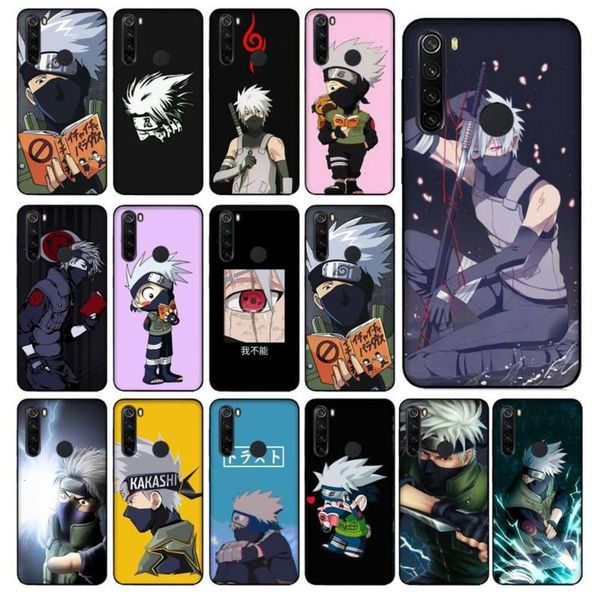 

1dwyndfcnb - naruto kakashi diy mobile phone case, the shell is millet redmi 5 plus 6 6a 4x 7 8 note 5 5a 7 8 pro