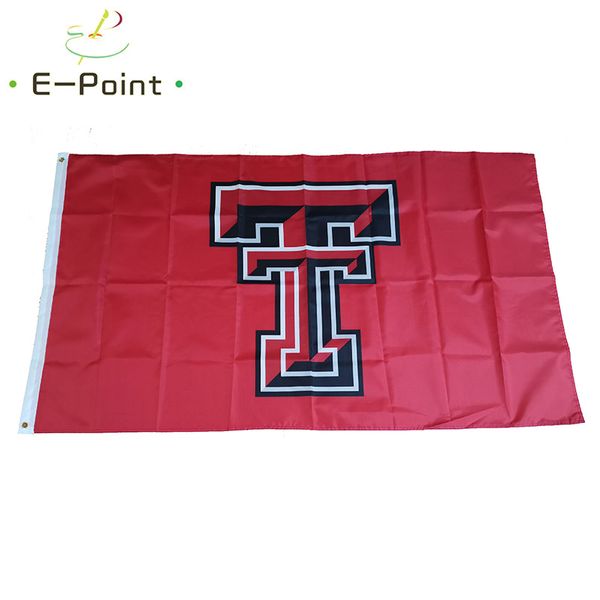 Bandiera NCAA Texas Tech Red Raiders 3 * 5 piedi (90 cm * 150 cm) Bandiera in poliestere Bandiera decorazione volante casa giardino bandiera Regali festivi