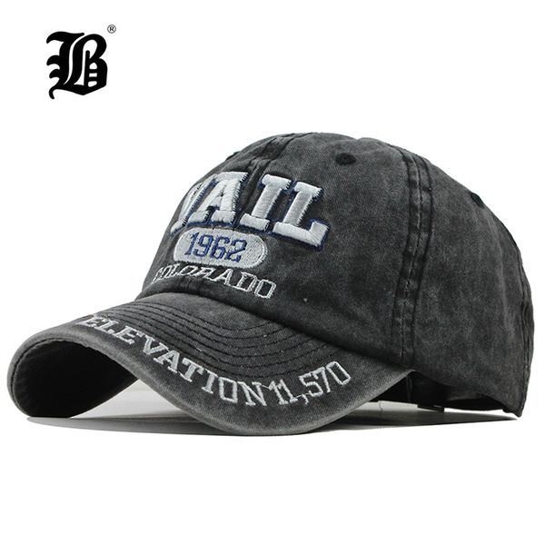 

flb] новый мытый хлопок бейсболка snapback hat для мужчин женщины папа hat вышивка повседневный cap casquette hip hop cap f311 201019, Blue;gray