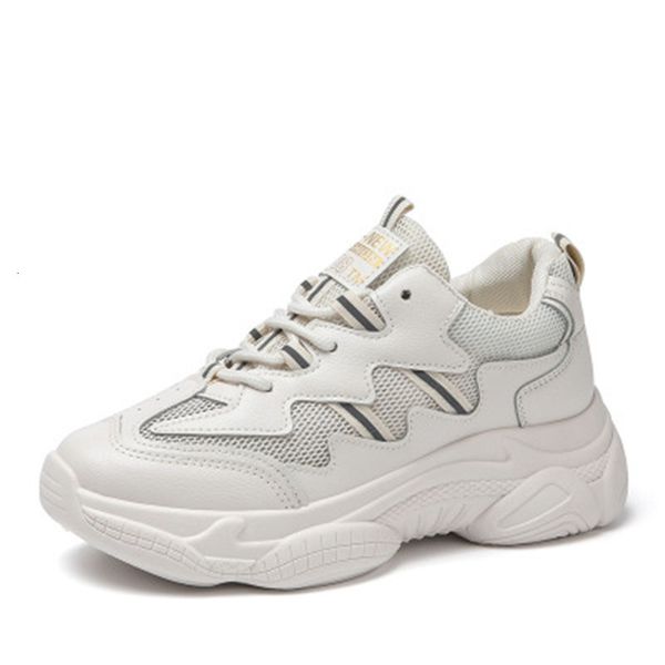 

2021 new fashions rent up to large father breathable mesh women's shoes white trainers 33ek, Black;white