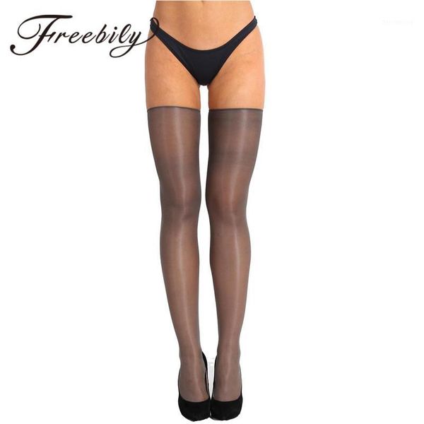 

ily 1 pair women anti-skid soft silk long stockings women stockings pantyhose nylon tights ladies long1, Black;white