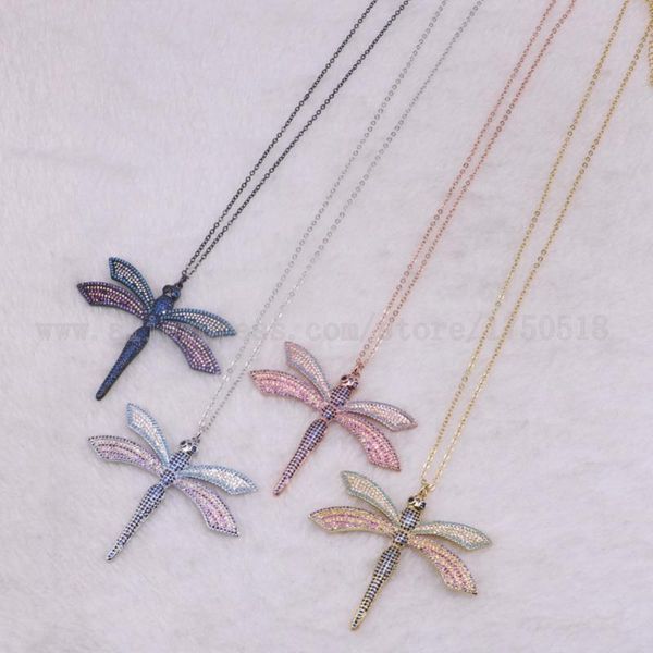 

3 пряди bee насекомых домашнего животные dragonfly ожерелья для леди bee подвесков малого размера ювелирных изделий 18" цвета смешивания оже, Silver