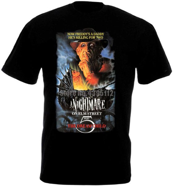 

a nightmare on elm street 5 movie poster homme japanese streetwear gym black and white sport hooded sweatshirt hoodie t shirt