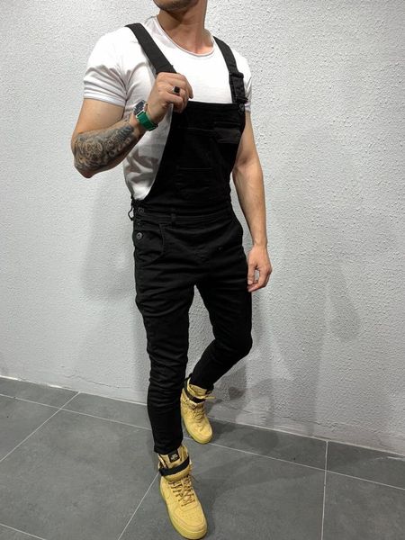 

new fashion men's jeans pants strap, Blue