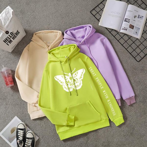 

harry tpwk butterfly 2020 sweatshirt long-sleeved harajuku autumn women oversized fashion hoodie hoodies styles hoody mnepk, Black