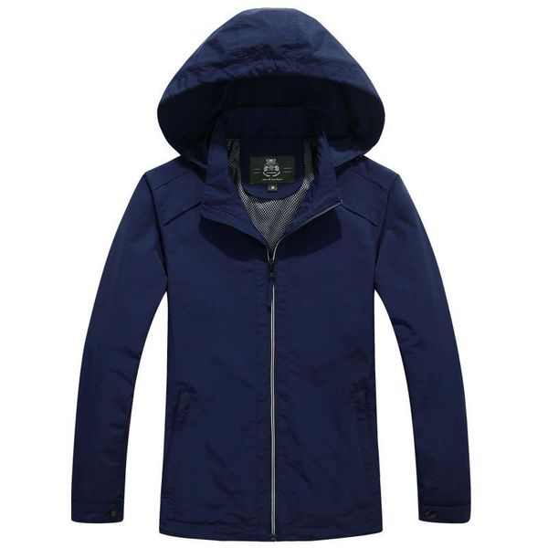 

2020 new style single layer raincoat jacket waterproof windproof breathable outdoor mountaineering clothing men's four seasons s, Blue;black