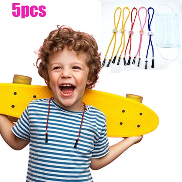 

5pcs child mask holder accessories adjustable ropes for kids mask easy to carry mask hook masks buckle holder outdoor party sqcuty pingtoy