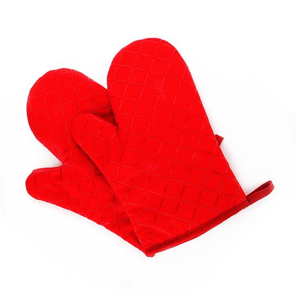 

silicone baking oven mittens heat insulation non-slip thickening mitts lattice mitt sell well with various colors 4 99yd j1