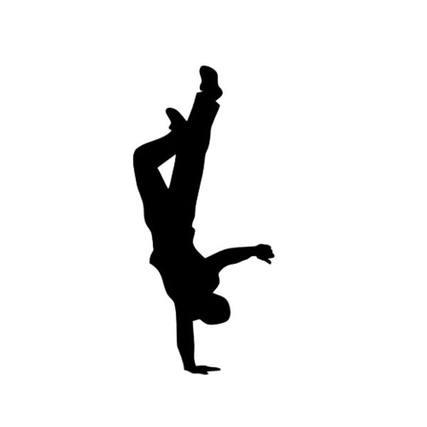 

6.2*13.6 interesting gymnastics sports car modelling sticker vinyl c16-2064