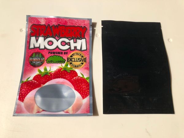 

strawberry mochi mylar label bag smell proof bags local 3.5-7g mylar bags empty bag wmtgex dhsybaby