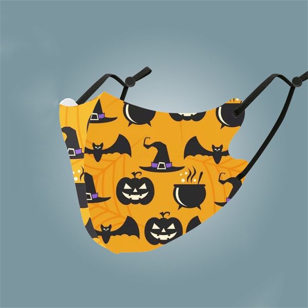 

cartoon print face mask for anti-dust mouth maskdustproof anti-bacterial washableface masks#735, Black