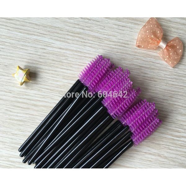 

100pcs make up brush synthetic fiber disposable eyelash brush mascara applicator wand brush cosmetic makeup too bbyuif