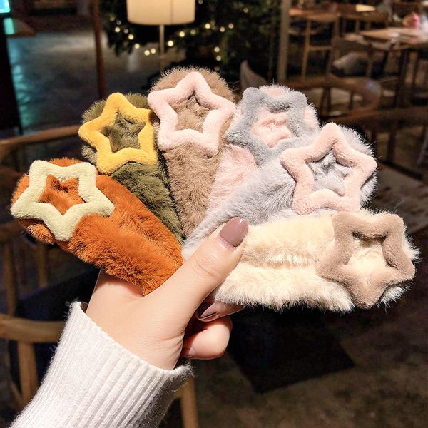 

korean star plush 2020 girl net red new hairpin with bangs