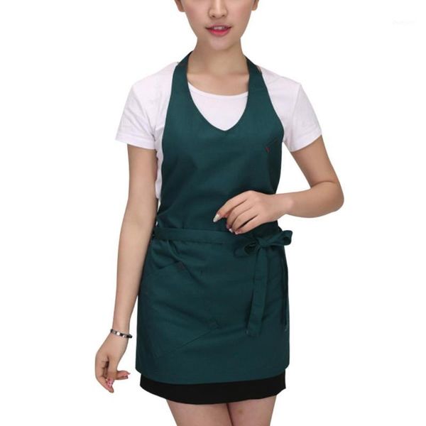 

selling women men cooking apron kitchen cooking apron cafe restaurant chef waiter waitress household cleaning tools1