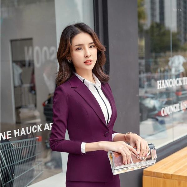 

elegant maroon red uniform designs formal blazers jackets coat for ladies office professional outwear female clothes1, White;black