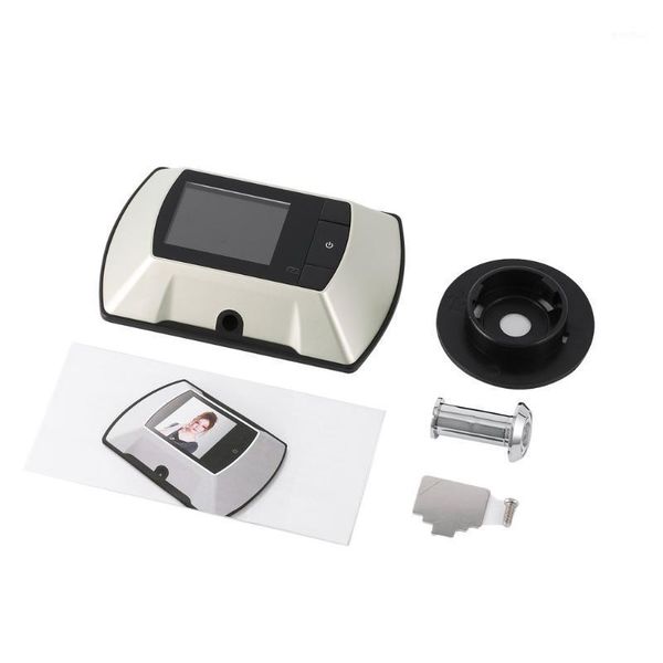 

doorbells high resolution 2.4" video-eye visual monitor 100 degree view angle wireless door peephole camera white video peephole1