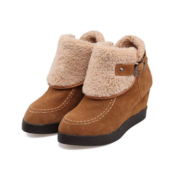 

botas mujer promotion medium(b,m) tpr snow boots 2020 new arrival women ankle boots autumn winter snow warm big size 34-43 t952, Black