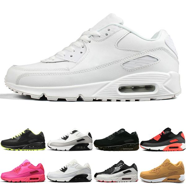 

fashion men women running shoes triple white black infrared neon yellow mens trainers 2019 new sports sneakers runner shoes