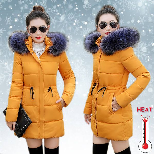 

winter jacket women 2020 new temperament fashion cloak parka women down winter coat warm jacket female overcoat chaqueta mujer, Black