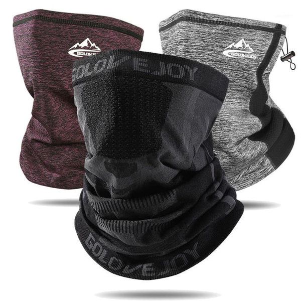 Outdoor inverno máscara de ciclismo altos alongamento caloroso tela respirável malha à prova de vento macio confortável não-bola montando máscaras