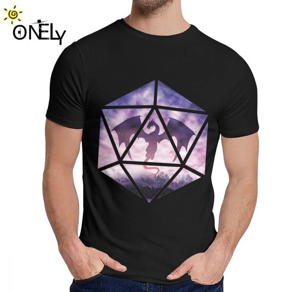 

спорт круглого воротник фиолетового sky dragon d20 футболка лето мужской комфортный топ tee сша размер s-6xl