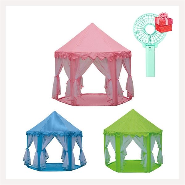 Дети для детей игрушки палатки крытый открытый тюль принцесса принцесса принц антимоскитная дышащая палатка Play House LJ200923